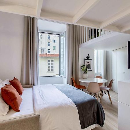 Suede Promenade Duplex Apartment At 1 Min From The Sea 2 Bathrooms Nice Eksteriør bilde