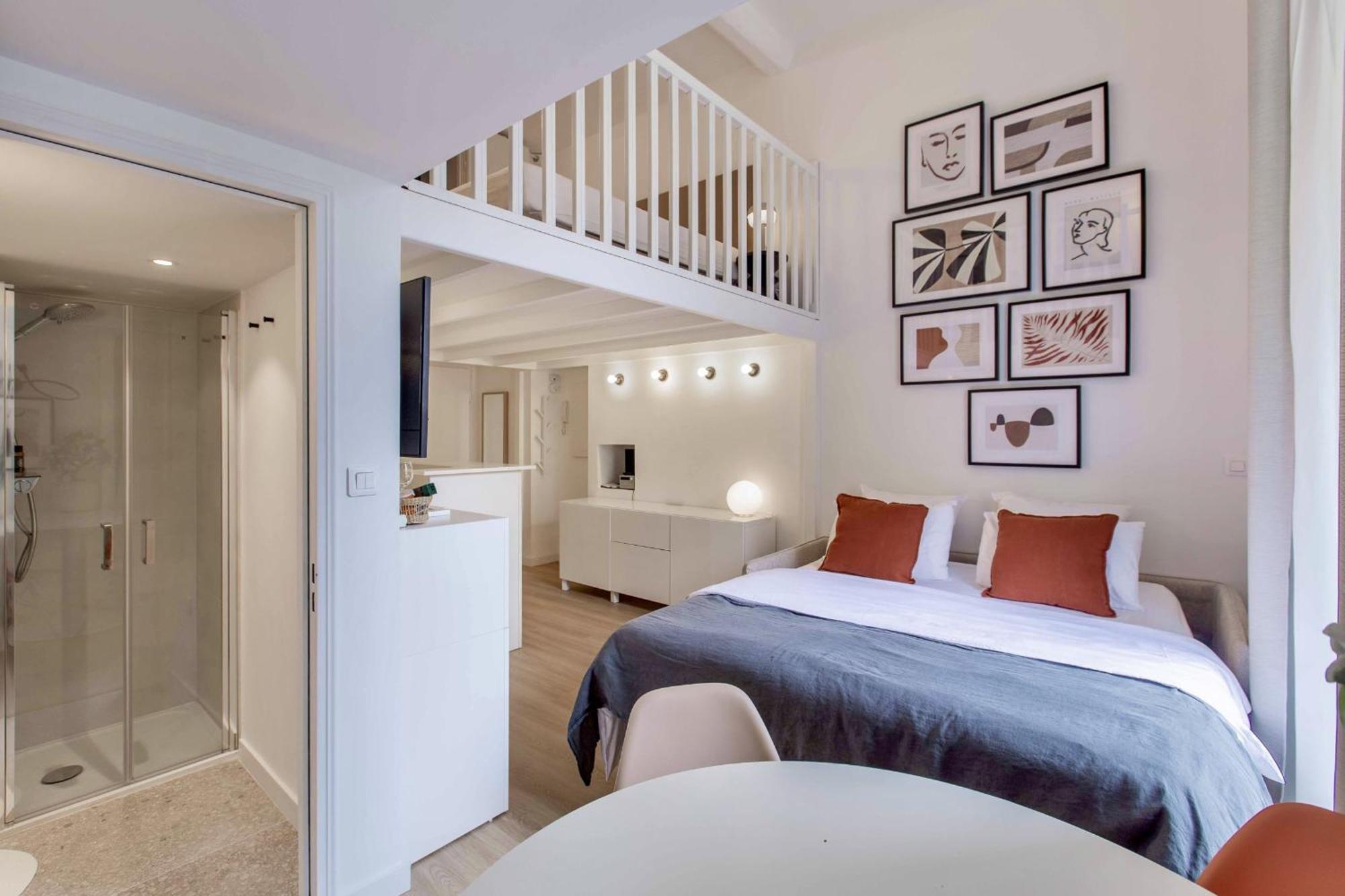 Suede Promenade Duplex Apartment At 1 Min From The Sea 2 Bathrooms Nice Eksteriør bilde