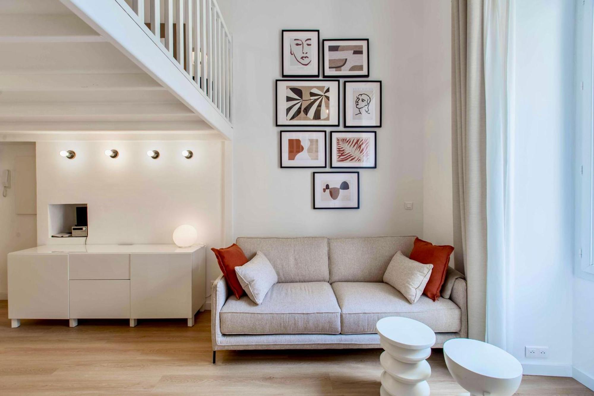 Suede Promenade Duplex Apartment At 1 Min From The Sea 2 Bathrooms Nice Eksteriør bilde