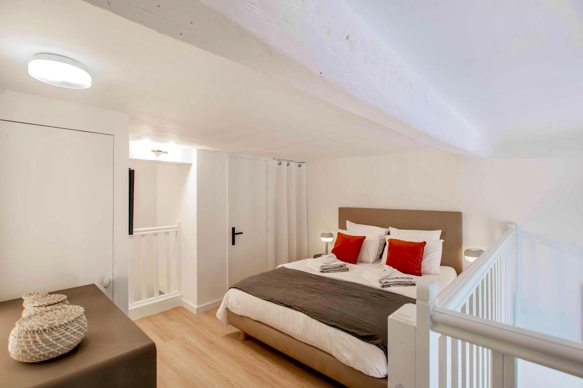Suede Promenade Duplex Apartment At 1 Min From The Sea 2 Bathrooms Nice Eksteriør bilde